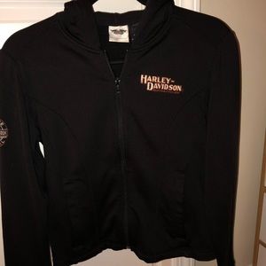 Harley Davidson zip up hoodie